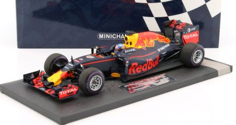ミニチャンプス製 レッドブルRB12 ダニエルリカルド1st ポールポジション-