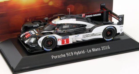 Porsche Hybrid 919 #1 Le Mans 2016 Dirty Version Spark 1:43 map02087416 NEW 