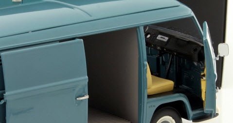 シュコー 450019700 1/18 フォルクスワーゲン VW T2a ボックスバン 50周年記念 VW T2 ブルー - ミニチャンプス専門店  【Minichamps World】