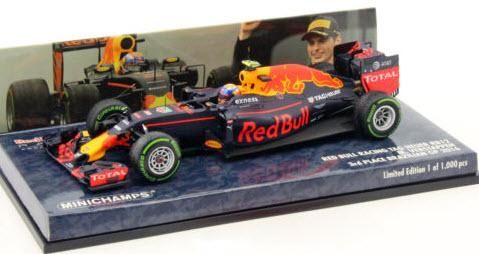 ミニチャンプス 417161233 1/43 レッド ブル レーシング タグホイヤー RB12 マックス・フェルスタッペン ブラジルGP 3位入賞 2016 - ミニチャンプス専門店 【Minichamps World】