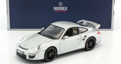 ノレブ 187594 1/18 ポルシェ 911 GT2 2007 シルバー ブラック