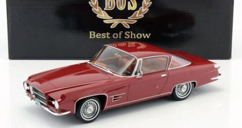 BoS Models BOS086 1/18 クライスラー Dual Ghia L 6.4 クーペ 1960 ダークレッドメタリック -  ミニチャンプス専門店 【Minichamps World】