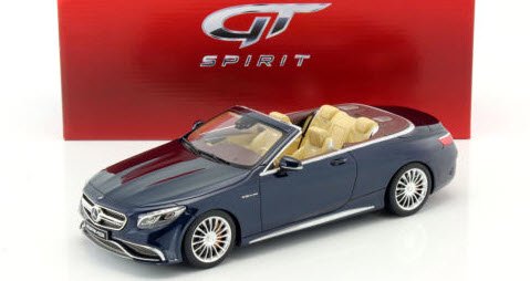 GTスピリット GTS153 1/18 メルセデス AMG S65 コンバーチブル（ブルー） - ミニチャンプス専門店　【Minichamps  World】