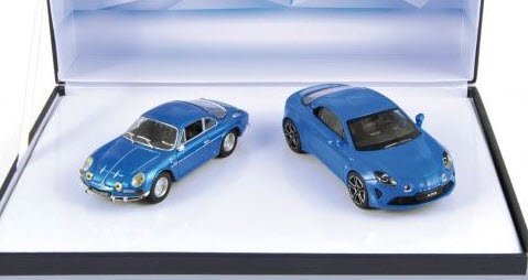 ノレブ 517860 1/43 アルピーヌ A110 1973 & 2017 2台セット ブルー - ミニチャンプス専門店 【Minichamps  World】