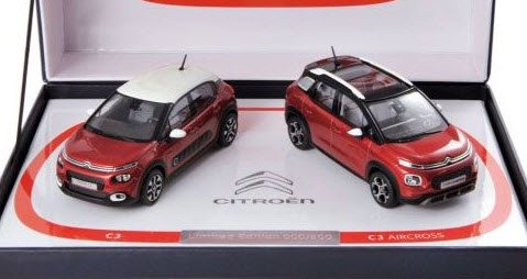 ノレブ 155329 1/43 シトロエン C3 & C3 Aircross 2017 2台セット