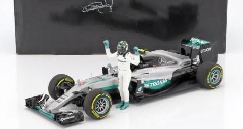 PMA 1/18 メルセデス ペトロナス F1 W05 ロズベルグ 2014