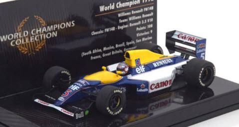 ミニチャンプス 436920005 1/43 ウィリアムズ ルノー FW14B ナイジェル 