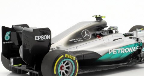 ☆1/43 メルセデス AMG ペトロナス W07 ハイブリッド No.6 F1 2016