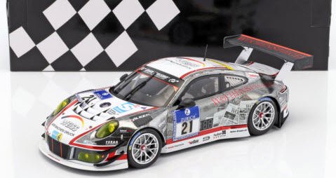 ミニチャンプス 155166021 1/18 ポルシェ 911 GT3 R `MANTHEY RACING