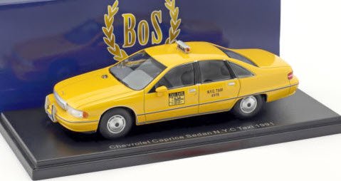BoS Models BOS43076 1/43 シボレー カプリス セダン タクシー 1991 