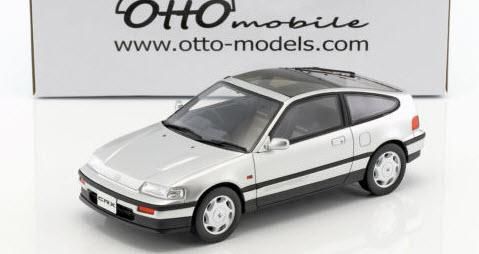 ミニモデル OTTO オットー OTM252 1/18 ホンダ CR-X (シルバー) - ミニチャンプス