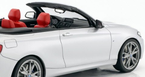 GTスピリット GTS102 1/18 BMW M235i カブリオ (シルバー) - ミニチャンプス専門店 【Minichamps World】