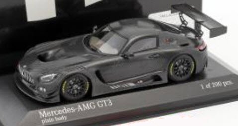 ミニチャンプス 437163999 1/43 メルセデス ベンツ AMG GT3 プレーンボディ カスタマー セールカー （2016） カーボン -  ミニチャンプス専門店　【Minichamps World】