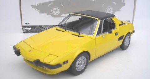 ミニチャンプス 100121664 1/18 FIAT X1/9 1974 イエロー - ミニチャンプス専門店 【Minichamps World】