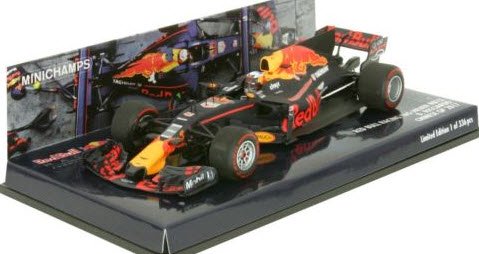 ミニチャンプス 1/18 レッドブル タグホイヤー RB13 リカルド-