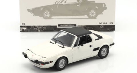 ミニチャンプス 100121665 1/18 フィアット X1/9 1974 ホワイト - ミニチャンプス専門店　【Minichamps World】