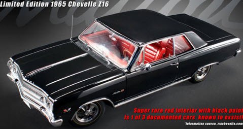 ACME A1805301 1/18 シボレー・シェベル Z-16 (1965) Malibu ss 396 - ミニチャンプス専門店　 【Minichamps World】