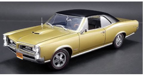 ACME A-1801208 1/18 1966 Pontiac GTO - Tiger Gold - ミニチャンプス