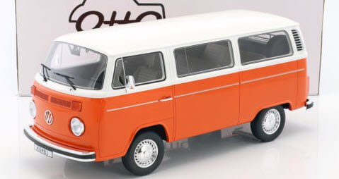 OTTO オットー G026 1/12 フォルクスワーゲン VW Kombi T2 バス 1978 オレンジ / ホワイト - ミニチャンプス専門店  【Minichamps World】