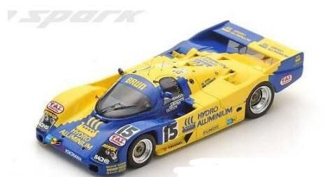 1/43 Spark Porsche 962C #27 500km Sugo 1990 Yellow From