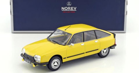ノレブ ノレブ 1/64 1970 シトロエン GS Citroen ライト イエロー トミカ サイズ 3インチ Norev 黄色 - 自動車