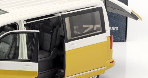 NZG LX95410060 1/18 フォルクスワーゲン VW T6 Multivan 70 years Bulli ホワイト / kurkuma  イエロー - ミニチャンプス専門店　【Minichamps World】