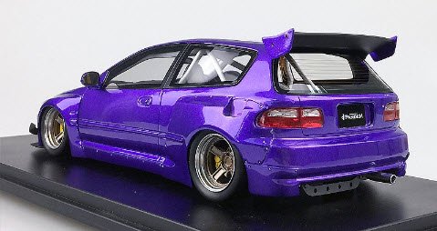 ONEMODEL 17B06-30 1/18 HONDA EG6 Rocket Bunny Purple ...