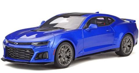 オートワールド　2018　シボレー　カマロ　ZL1　1/64　青 GTスピリット GTS177 1/18 シボレー カマロ ZL1（ブルー
