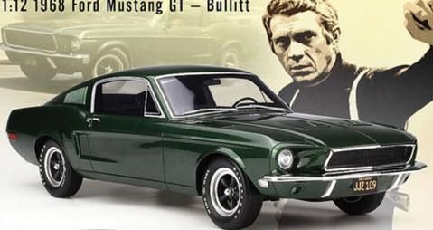 Amazon | 1/18 Bullitt (1968)-1968 Ford Mustang GT Fastback