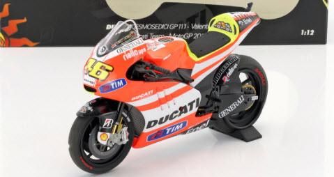 バレンティーノ　ロッシ　ミニチャンプス1/12 DUCATI 2011モトGP ミニチャンプス 122112046 1/12 ドゥカティ デスモセディチ GP