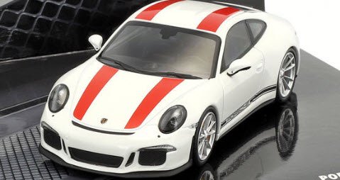 ミニチャンプス 412066220 1/43 ポルシェ 911R 2016 ホワイト + ポルシェ 911 R 1967 レコードカー 2台セット -  ミニチャンプス専門店　【Minichamps World】