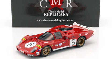 CMR CMR028 1/18 フェラーリ 512S Long Tail #6 24h ルマン 1970