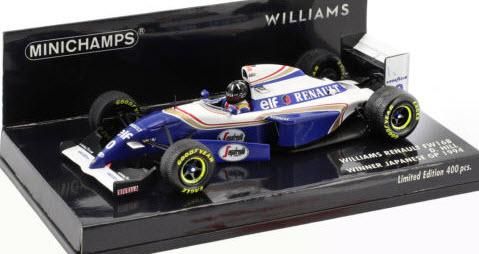 ミニチャンプス 417940500 1/43 ウィリアムズ ルノー FW16B #0 デイモン・ヒル 日本GP ウィナー 1994 -  ミニチャンプス専門店　【Minichamps World】