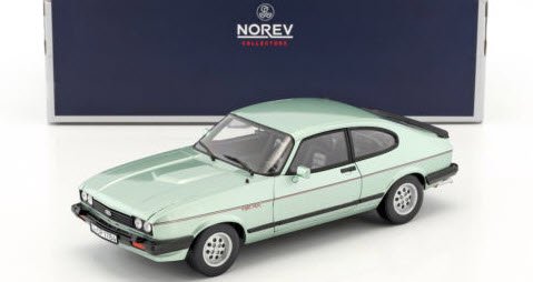 ノレブ 182719 1/18 フォード カプリ Mk.III 2.8 Injection 1982 クリスタルメタリックグリーン -  ミニチャンプス専門店　【Minichamps World】