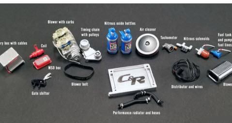 GMP 18908 1/18 GMP 1320 Drag Kings Accessory Pack - ミニチャンプス 