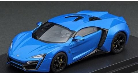 Amazon | KENGFai W MOTORS LYKAN Hyper Sport 1/43 ミニカー 赤