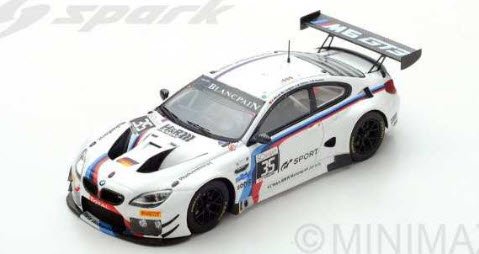 スパーク SB177 1/43 BMW M6 GT3 No.35 Walkenhorst Motorsport 24H SPA 2017  M.Palttala、C.Krognes - ミニチャンプス専門店　【Minichamps World】