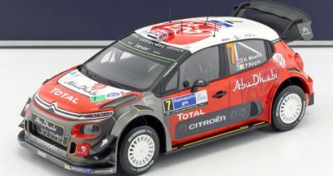 ノレブ 181632 1/18 シトロエン C3 WRC 2017年メキシコラリー