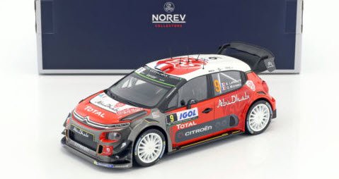 ノレブ 181633 1/18 シトロエン C3 WRC 2017年ツールドコルス #9 S 