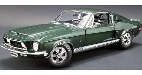 ACME A1801825 1/18 1968 SHELBY MUSTANG GT350H RENT-A-RACER DARK