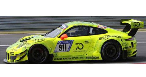 スパーク SG421 1/43 ポルシェ 911 GT3 R No.911 Manthey Racing - Pole Position 24H  ニュル 2018K. Estre - ミニチャンプス専門店 【Minichamps World】