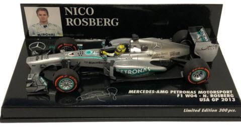 ミニチャンプス 410130209 1/43 メルセデス AMG Petronas F1 W04 #9 