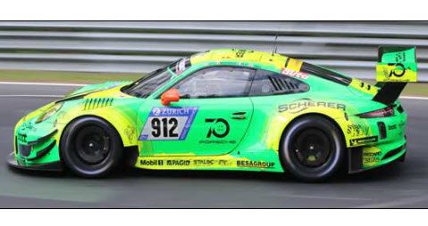 スパーク 18SG027 1/18 Porsche 911 GT3 R No.912 Manthey Racing - Winner 24H  Nurburgring 2018 R.Lietz - ミニチャンプス専門店 【Minichamps World】