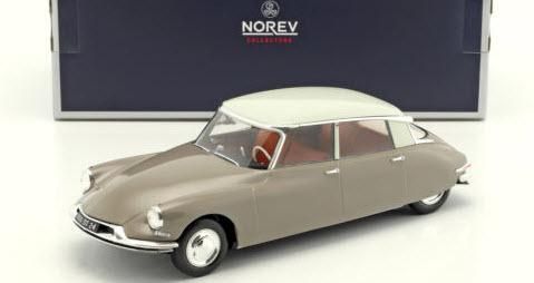 ノレブ 181481 1/18 シトロエン DS 19 1959 Marron Glace & Blanc Carrare - ミニチャンプス専門店　 【Minichamps World】