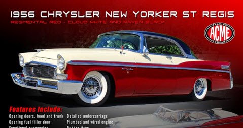 ACME A1809001 1/18 1956 CHRYSLER NEW YORKER ST.REGIS - ミニチャンプス専門店  【Minichamps World】