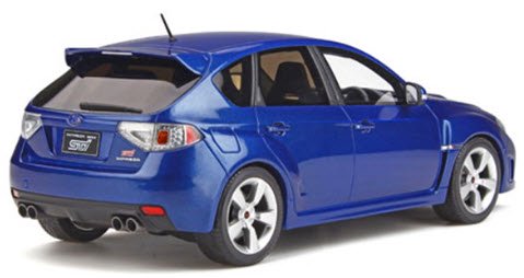 OTTO オットー OTM250 1/18 スバル インプレッサ WRX STI (ブルー) - ミニチャンプス専門店 【Minichamps  World】