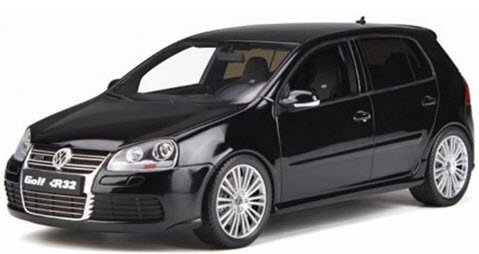 OTTO オットー OTM581 1/18 フォルクスワーゲン ゴルフ R32 (ブラック) - ミニチャンプス専門店 【Minichamps  World】