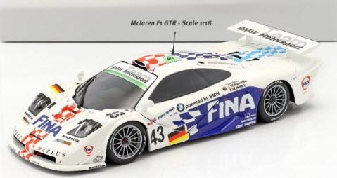 ミニチャンプス 530133743 1/18 マクラーレン F1 GTR #43 `BMW