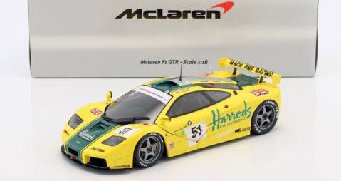 ミニチャンプス 530133551 1/18 マクラーレン F1 GTR #51 `HARRODS MACH ONE RACING`  WALLACE/BELL/BELL 24h ル・マン 1995 - ミニチャンプス専門店　【Minichamps World】