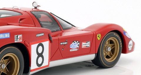 CMR CMR027 1/18 フェラーリ 512S Long Tail #8 24h ルマン 1970 Merzario / Regazzoni -  ミニチャンプス専門店 【Minichamps World】